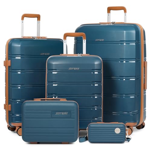 Joyway Carry On Luggage 5 Piece Sets， Lightweight Rolling Hardside Travel - Like New
