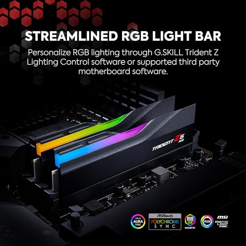 G.Skill Trident Z5 RGB Series (Intel XMP 3.0) DDR5 RAM 32GB (2x16GB) - Like New