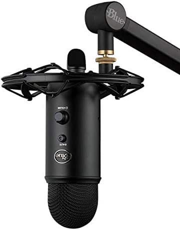 BLUE COMPASS PREMIUM TUBE-STYLE MICROPHONE BROADCASTING 989-000517 - BLACK - Like New