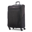 AMERICAN TOURISTER PHENOM SOFTSIDE LARGE CHECKED SPINNER SUITCASE - BLACK - Like New