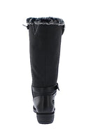 TOTES WOMENS ESTHER SNOW BOOTS - SIZE: WOMEN 7WIDE - BLACK - Like New