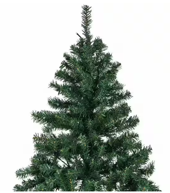 COSTWAY 8 FT. PRE-LIT LED PREMIUM HINGED ARTIFICIAL CHRISTMAS TREE WITH 750 LED - Like New