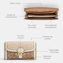 CBQ55-NEW COACH JADE CHAIN CROSSBODY, TAN/SAND/CHALK - TAN - Brand New