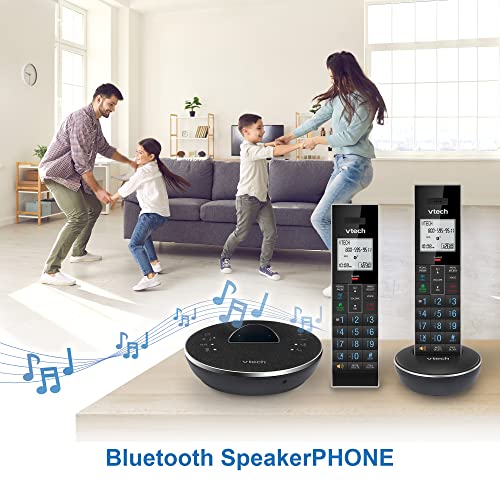 VTech LS6381-2 Bluetooth Speaker with Echo Cancellation, Noise Reduction, Music - Like New
