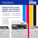 Brother Genuine TN229XXLBK Black Super High Yield Printer Toner Cartridge - Brand New