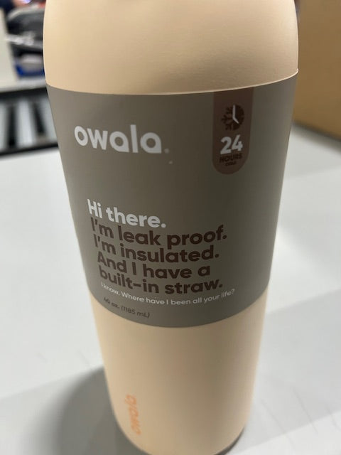 OWALA 40OZ WITH ORANGE LID TOP - SANDY SHORES/ORANGE - Scratch & Dent