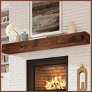ESHOME Fireplace Mantel - Handcrafted Wood Mantles for Over Fireplace - 72" - Like New