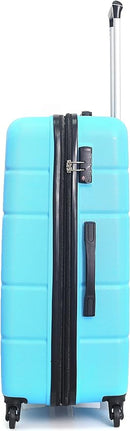 DUKAP RODEZ Hardside Luggage Ergonomic Handle TSA Lock DKROD00S-LBL - Light Blue Like New