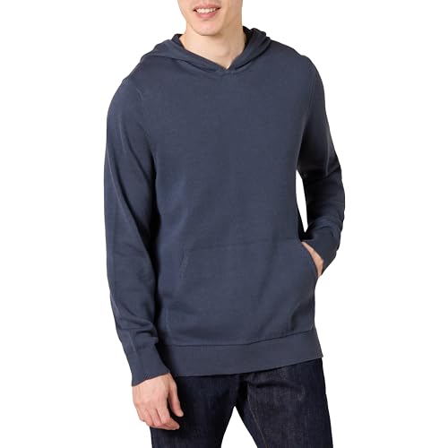 AMAZON ESSENTIALS MEN'S RELAXED-FIT HOODIE SWEATER - SIZE: MEN L - NAVY - Brand New