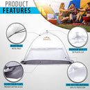 WAIHEKE Mesh Food Tent Set - 6 Pack - Silver - Brand New