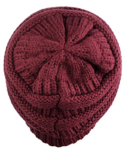 C.C TRENDY WARM CHUNKY SOFT STRETCH CABLE KNIT BEANIE SIZE: OS MEN/WOMEN - Brand New