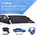 FrostGuard Deluxe Full-Coverage Windshield Cover Standard Size 41 x 59 - Black - Like New