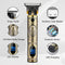 AMULISS PROFESSIONAL MENS HAIR CLIPPERS CORDLESS HAIR TRIMMER AU-JM-700AL - GOLD Like New