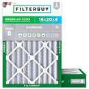 Filterbuy 16x20x4 Air Filter MERV 8 Dust & Allergy Defense (2-Pack) - Like New