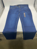BLU ROCK MENS DENIM FLEX JEANS - SIZE: 38X31 - MEDIUM BLUE - Like New