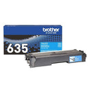 BROTHER GENUINE STANDARD YIELD TONER CARTRIDGE 1 PACK CYAN TN635C - Like New