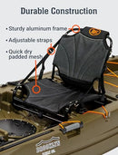 BKC UPRIGHT ALUMINUM KAYAK SEAT - GRAY - Like New