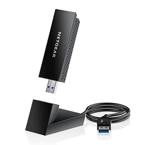 NETGEAR NIGHTHAWK WIFI 6 OR 6E USB 3.0 ADAPTER A8000 AXE3000 TRI-BAND - BLACK - Like New