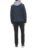 LEVI'S MEN'S WASHED COTTON HOODED MILITARY JACKET - SIZE: MEN XL - NAVY - Brand New