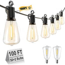 Brightown Outdoor Solar String Lights Waterproof 100 Feet - Scratch & Dent