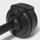 ALL IN MOTION ADJUSTABLE DUMBBELL 25LBS STEEL & PLASTIC, SINGLE PIECE - BLACK - Like New