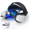 YOGES Battery Head Strap for Quest 2 YOGES 5000mAh Rechargeable Q2-CD - White - Like New