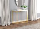 Wray Sturdy Safdie Console Table - Marble Gold - Like New