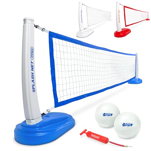 GoSports Splash Net PRO Pool Volleyball Net, Includes 2 Volleyballs, 091-11-2046 - Like New