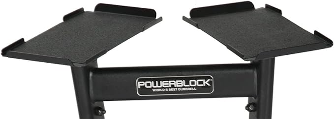 PowerBlock PowerStand Dumbbell Rack & Weight Rack 50 Pounds 600-00184-00 - Black - Like New