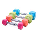 CAP BARBELL CAP COLOR COATED HEX DUMBBELL, BLUE, 10 LB - BLUE - Like New