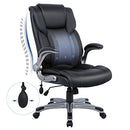 COLAMY HIGH BACK EXECUTIVE OFFICE CHAIR - BLACK - Scratch & Dent