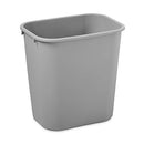 Rubbermaid Commercial Products Wastebasket, Gray, 7-Gal, Pack of 12 - Brand New