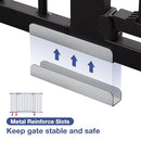 RONBEI 51.5" Auto Close Safety Baby Gate Extra Wide Child Gate - Black - Brand New