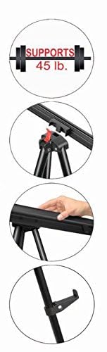 OFFICE DEPOT HEAVY DUTY PRESENTATION EASEL 354-218 - BLACK - Like New