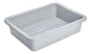 Rubbermaid Commercial Products Standard Bus/Utility Box Gallon, Gray Plastic - Brand New