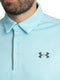 UNDER ARMOUR TEVH POLO LOOSE MEN 2XL BLUE - Like New