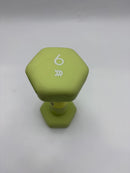 ALL IN MOTION DUMBBELL 6LBS LIME - PVC COATED, IRON - LIME - Like New