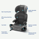 GRACO TURBOBOOSTER 2.0 LX HIGHBACK BOOSTER WITH LATCH SYSTEM - GRAY - Like New
