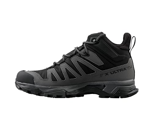 Salomon Men's X Ultra 4 Mid Gore-Tex Hiking Boot Black Magnet Pearl Blue 10 - Like New