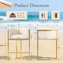 Mearounliving 26" H Counter Height Bar Stools Modern Barrel Counter Stools - Like New