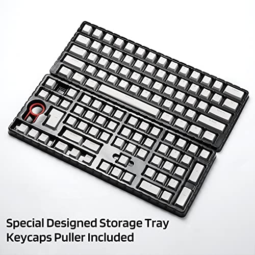 LTC LavaCaps PBT Double Shot 117-Key Pudding Keycaps Translucent OEM Profile Like New