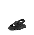 NL5219 SOREL REIN CBTM CRISSCROSS SANDALS WOMEN'S SANDALS BLACK SIZE 7.5 - Like New