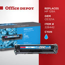 OFFICE DEPOT® REMANUFACTURED CYAN TONER CARTRIDGE REPLACEMENT - CYAN - Brand New