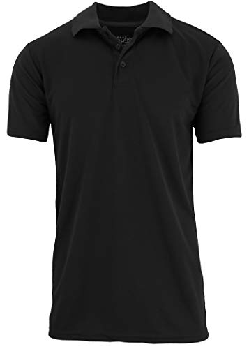 MPK-610 HARVIC GALAXY MEN'S TAGLESS DRY-FIT MOISTURE-WICKING - BLACK 3XL Like New