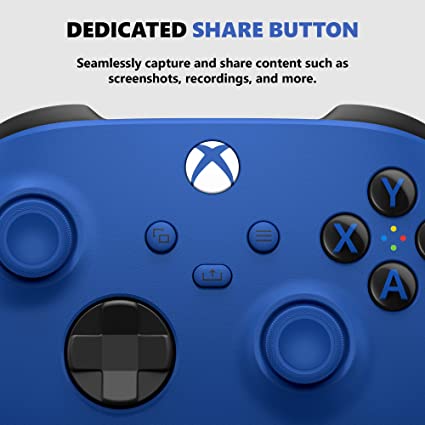 Xbox Core Wireless Controller M1138144-006 – Shock Blue - Scratch & Dent