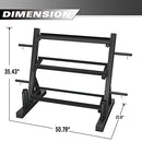 ELEVENS DUMBBELL RACK MULTIFUNCTIONAL WEIGHT STAND HOME GYM - - Scratch & Dent