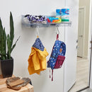 iDesign Storage Shelf, Wall Space Collection Wall Mount Storage Bin - Clear - Brand New