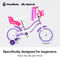 ROYALBABY CHIPMUNK KIDS BIKE TODDLERS 14 INCH WHEEL BICYCLE - GEMSTONE PURPLE - Like New