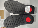 FITFLOP WOMEN'S GEO-WEBBING CROSS SLIDES - SIZE: WOMEN 8 - BLACK MIX - Like New
