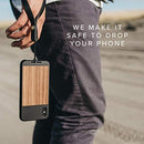 MOMENT CASE FOR IPHONE XS 6FT DROP PROTECTION AND STRAP ATTACHMENT WOOD - Like New